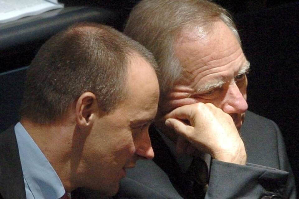 Schäuble und Merz Schäuble und Merz
