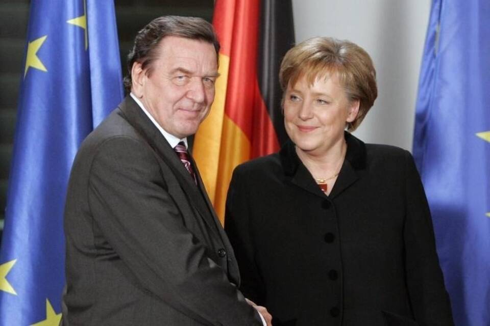 Merkel und Schröder