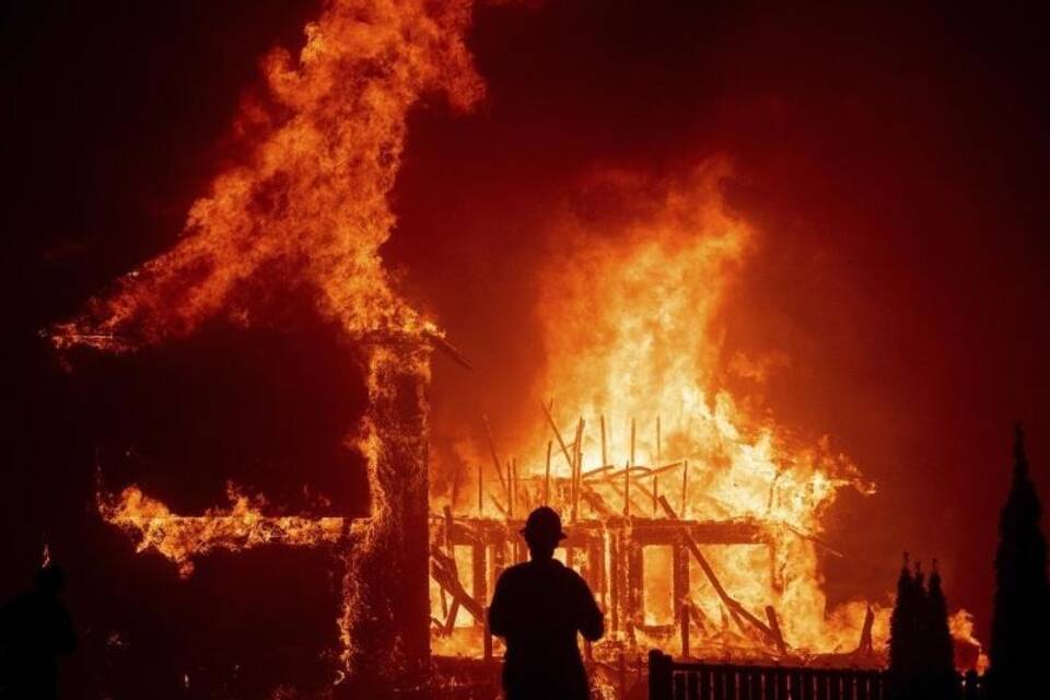 Buschfeuer in Nordkalifornien