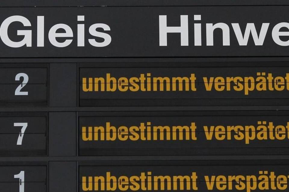 Verspätungen bei der Bahn Verspätungen bei der Bahn