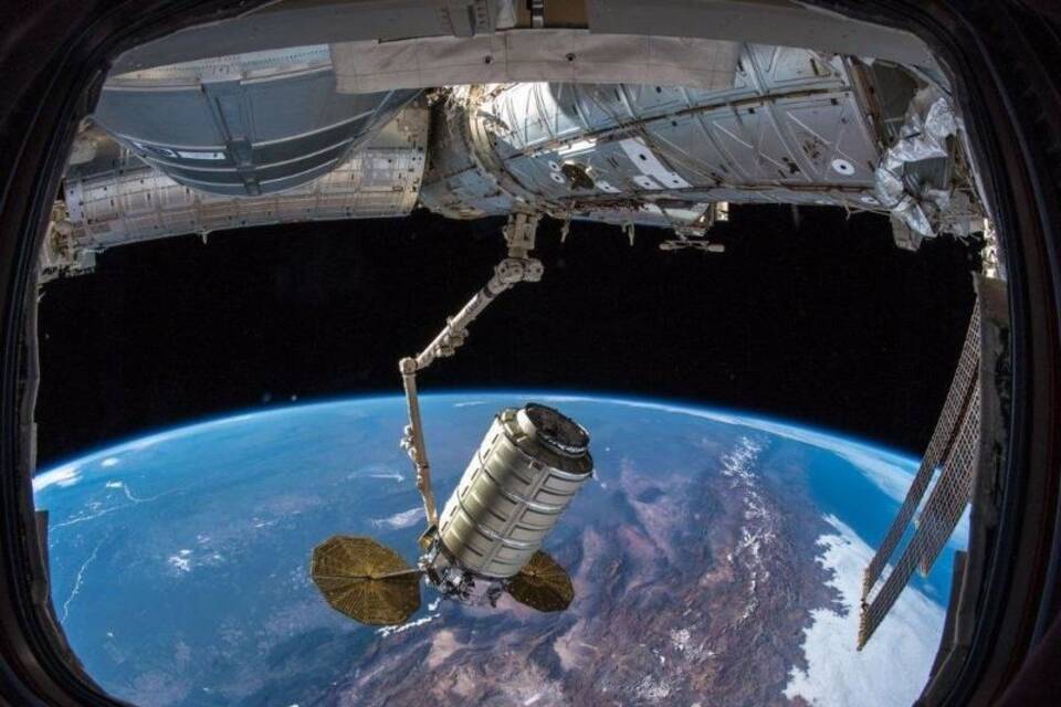 Cygnus erreicht die ISS
