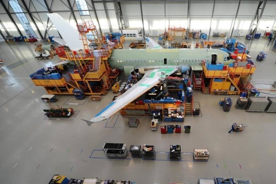 Airbus Produktion in Hamburg