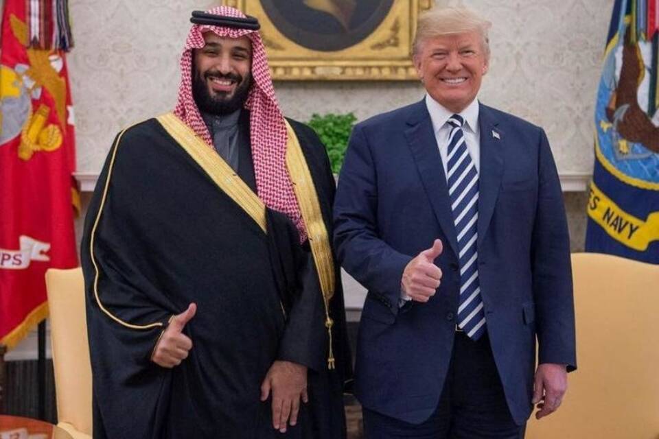 Saudischer Kronprinz bei Trump