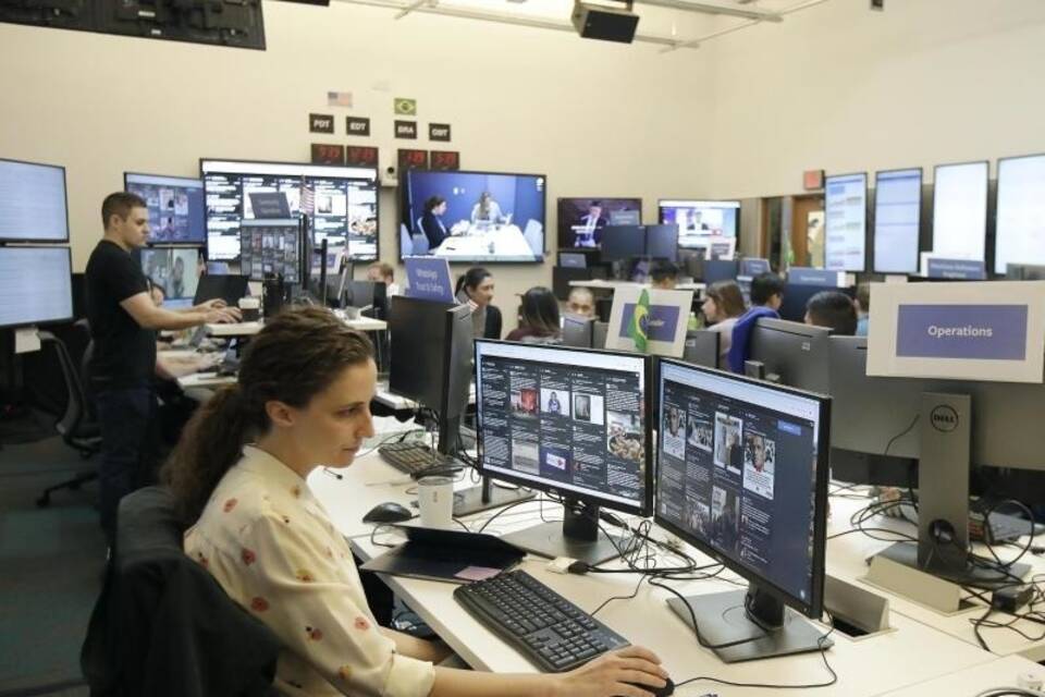 Facebooks «War Room» Facebooks «War Room»
