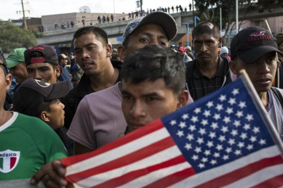 Migranten an der US-Grenze