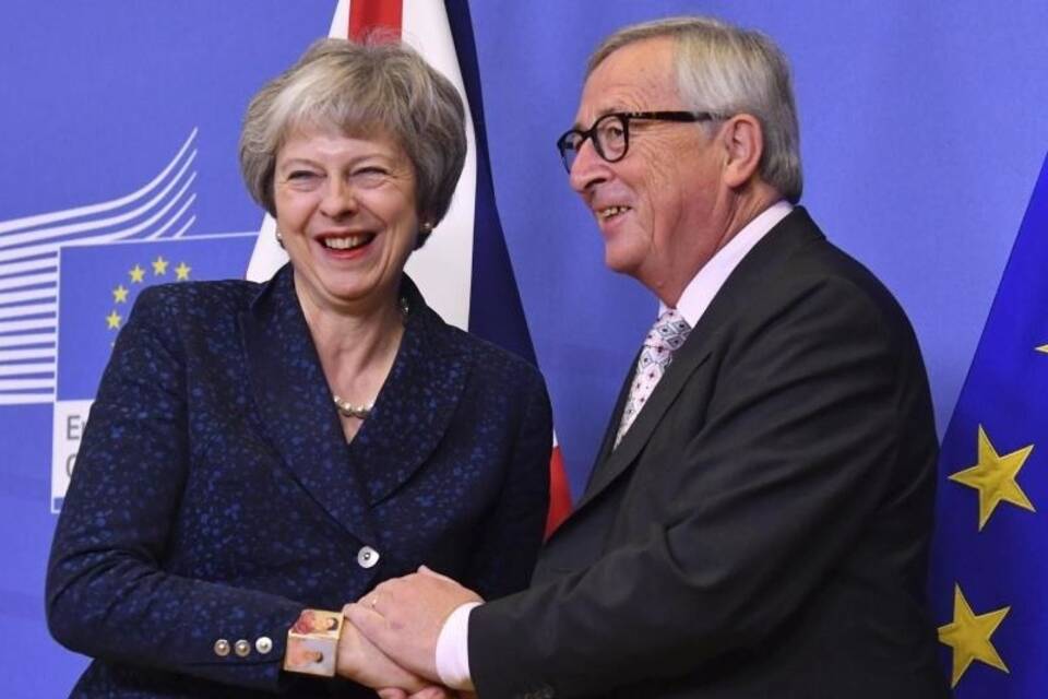 Theresa May und Jean-Claude Juncker
