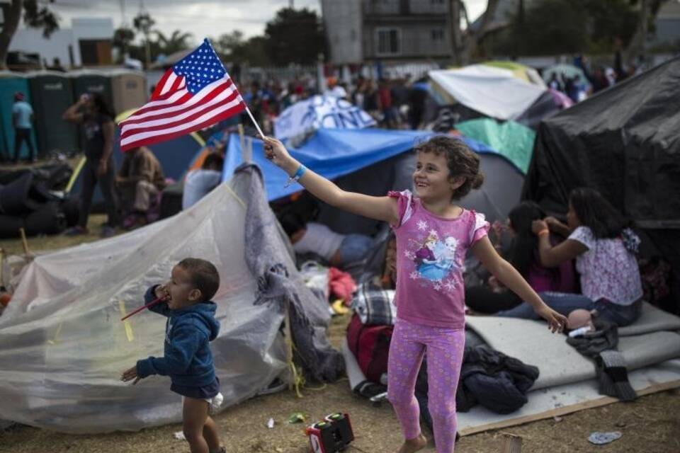 Migranten an US-Grenze