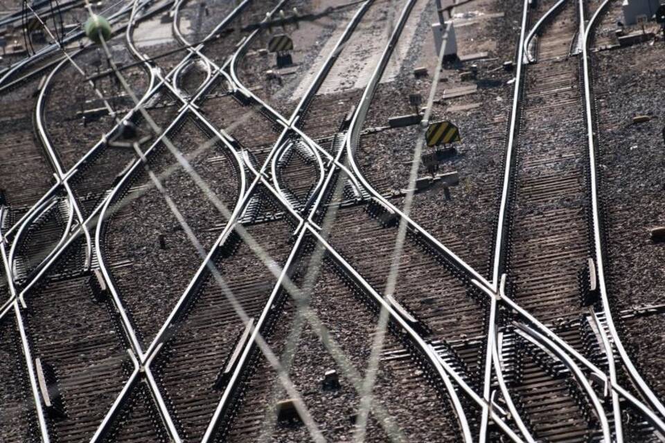 Schienen der Bahn