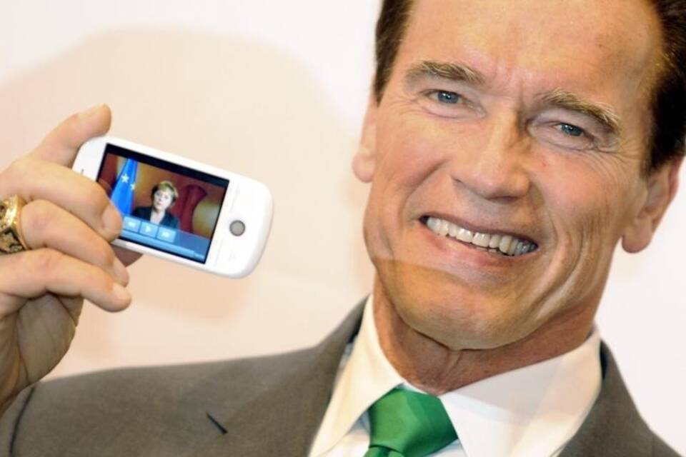Schwarzenegger auf der Cebit