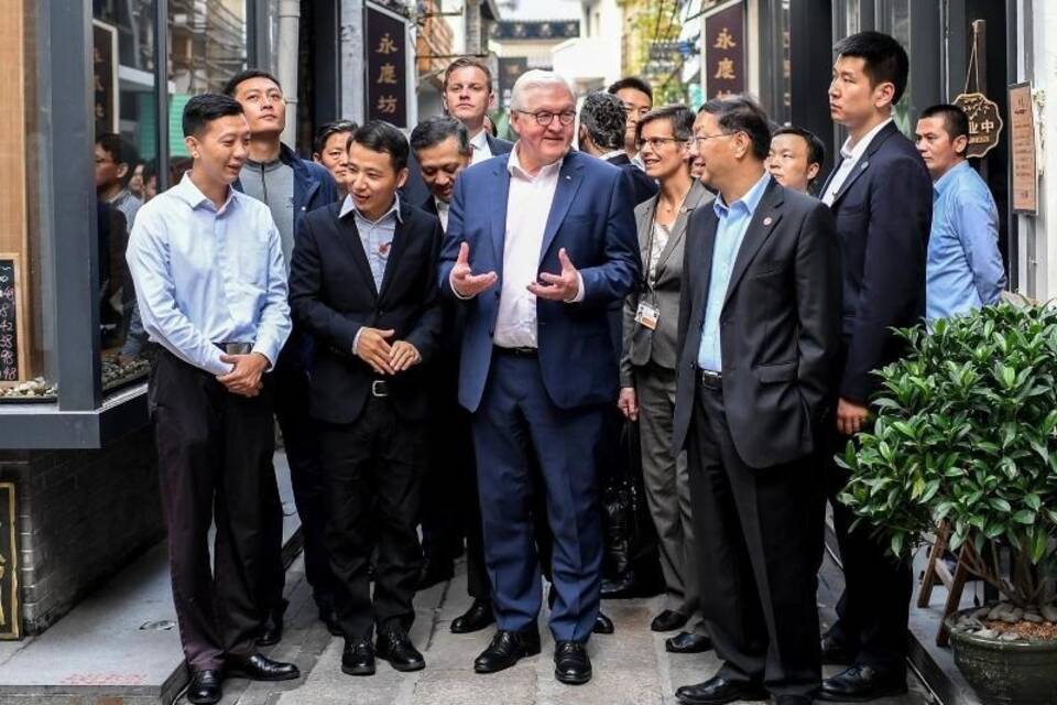 Steinmeier in China Steinmeier in China