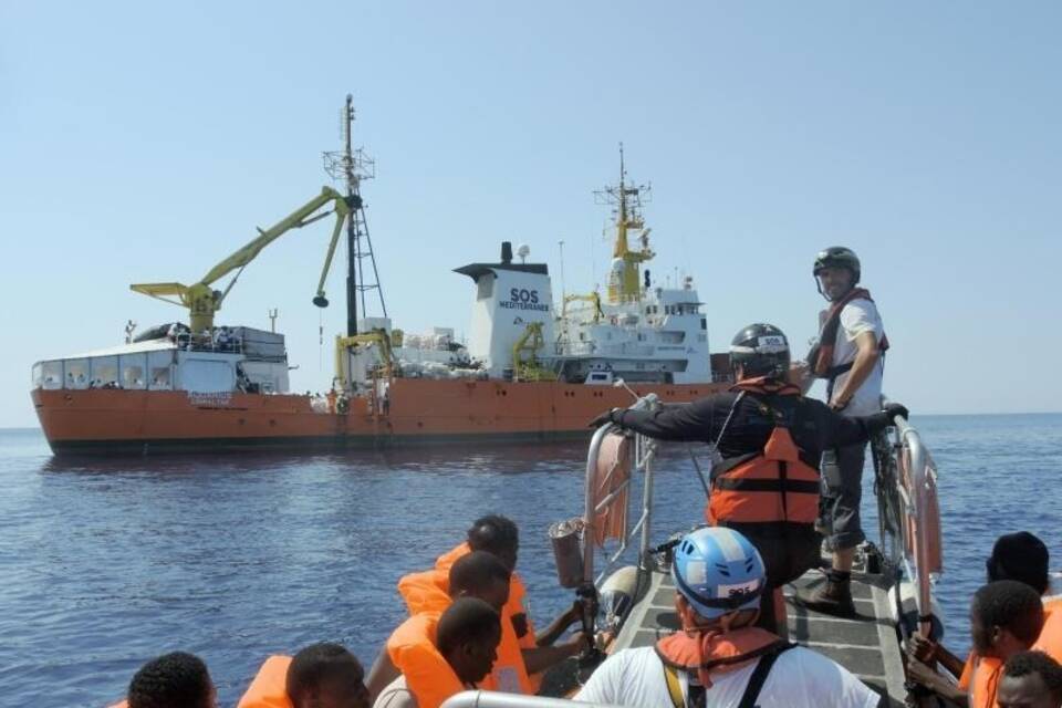 Seenotretter im Mittelmeer