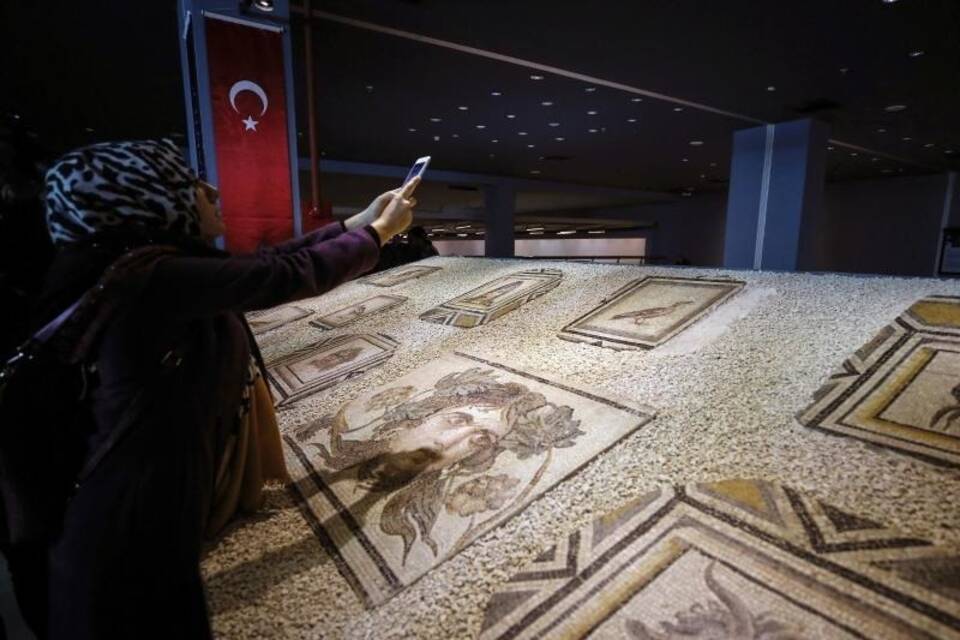 Antike Mosaikteile
