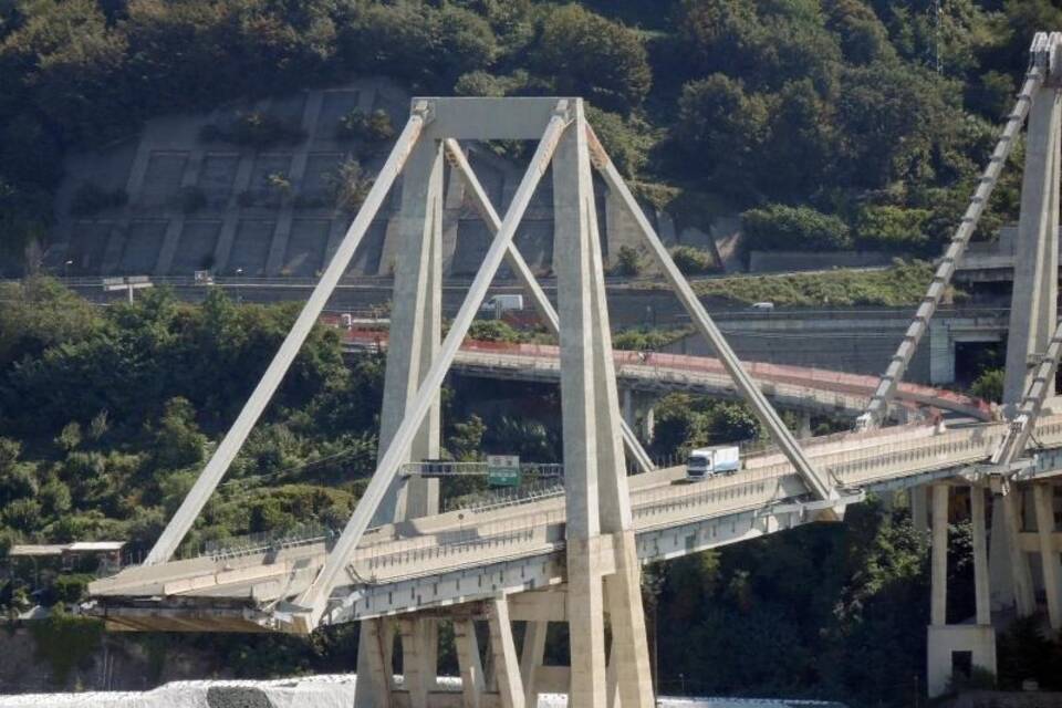 Unglücksbrücke in Genua