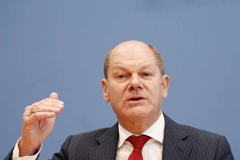 Bundesfinanzminister Scholz