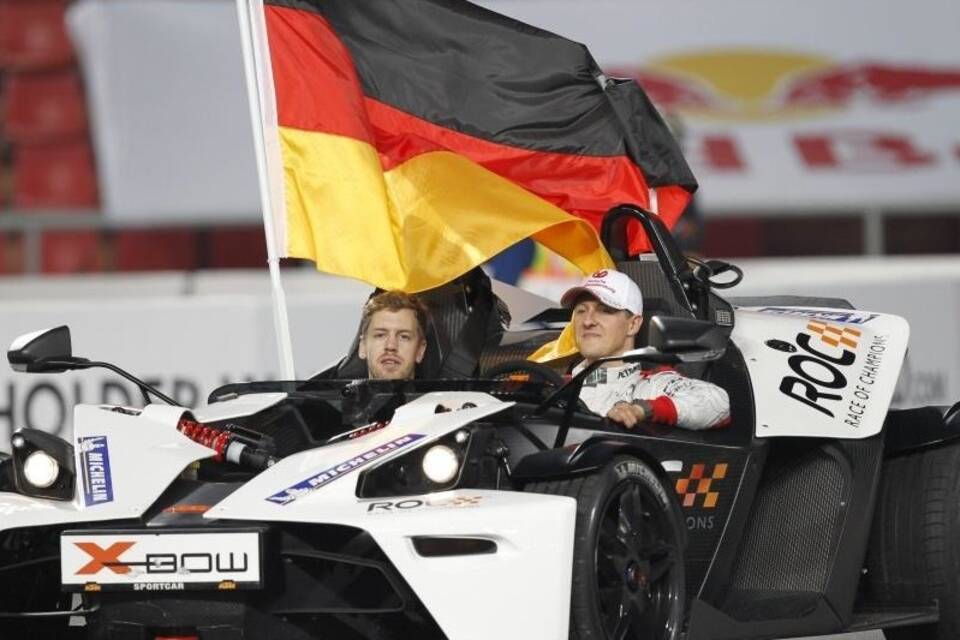 Vettel und Schumacher