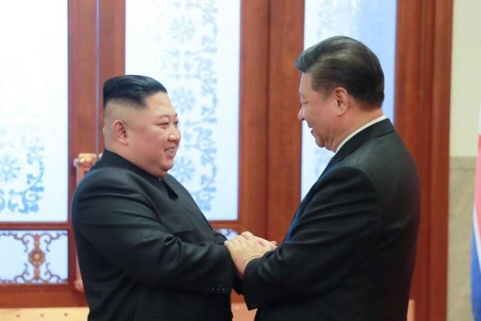 Machthaber Kim besucht China Machthaber Kim besucht China