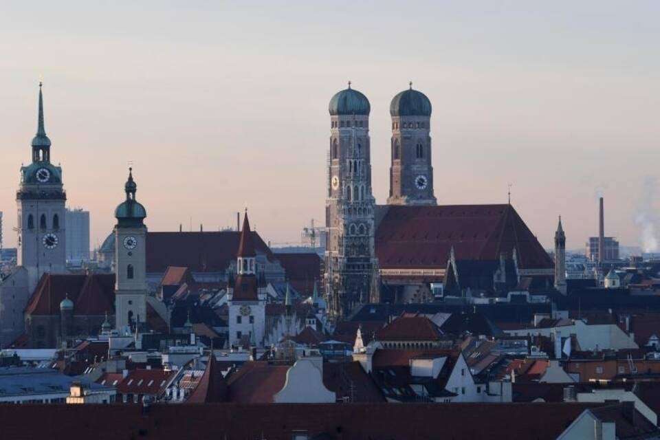 Abendstimmung über München