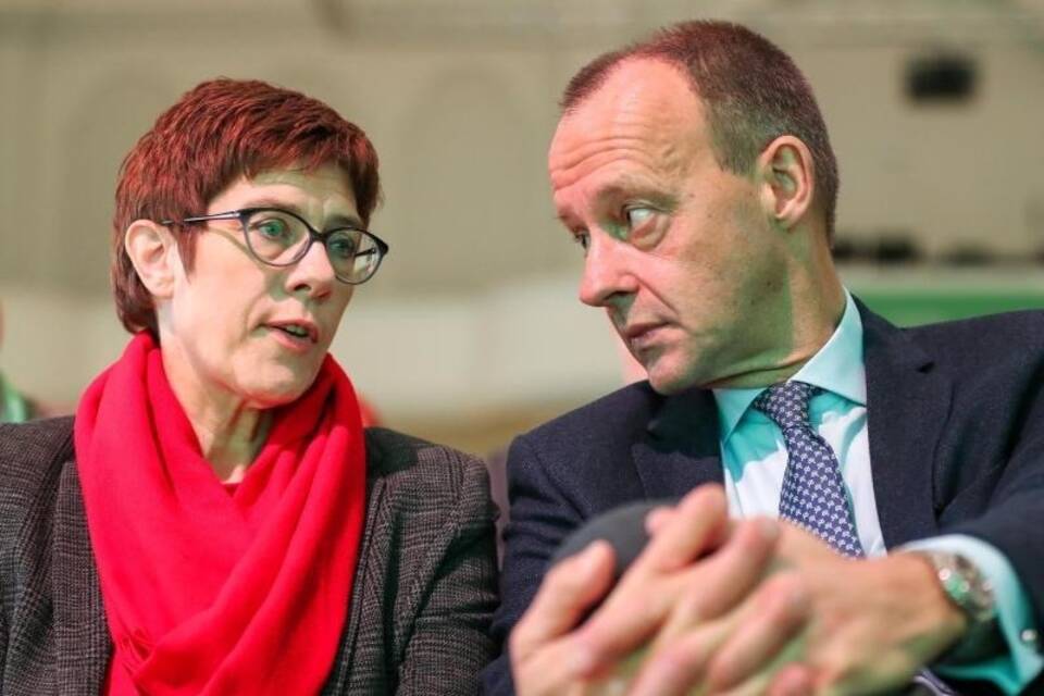 Kramp-Karrenbauer und Merz