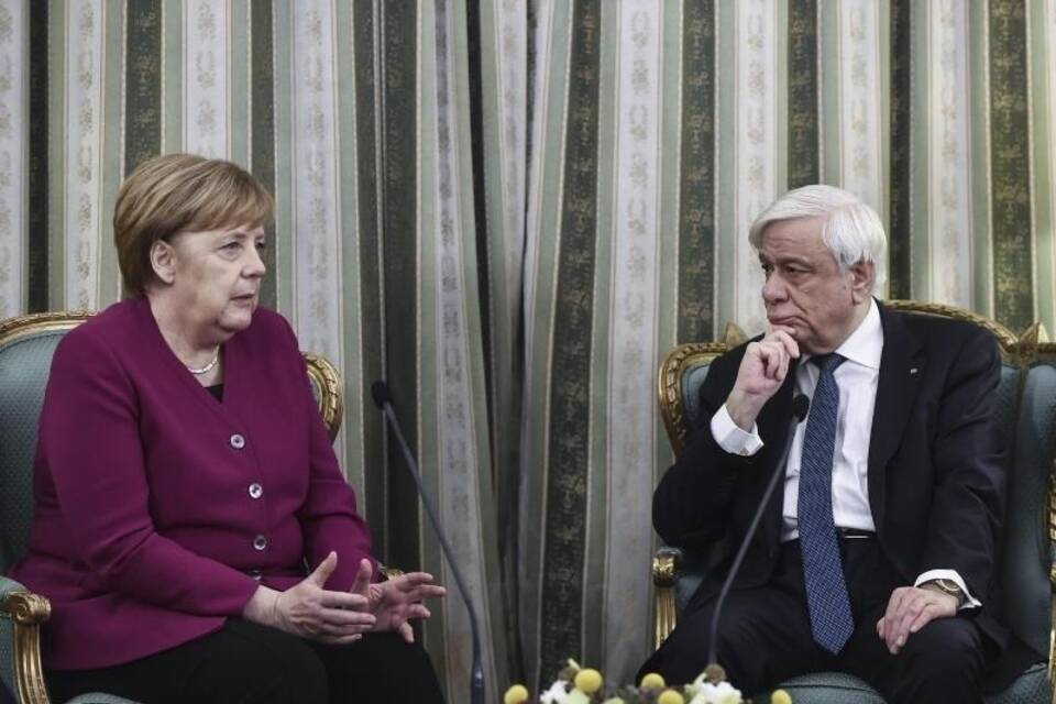 Merkel besucht Griechenland Merkel besucht Griechenland