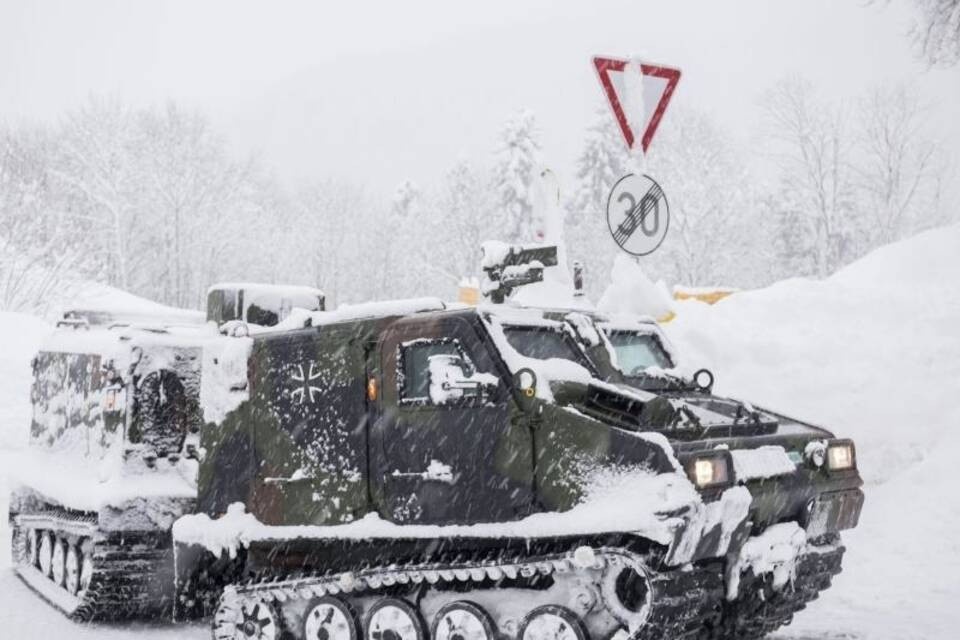 Schnee in Berchtesgaden