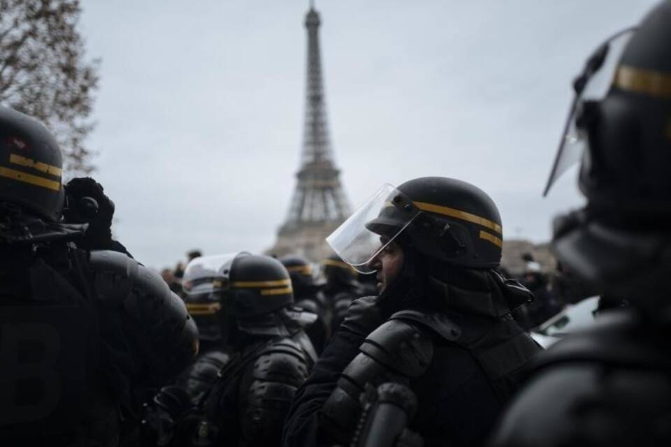 Polizei in Paris Polizei in Paris