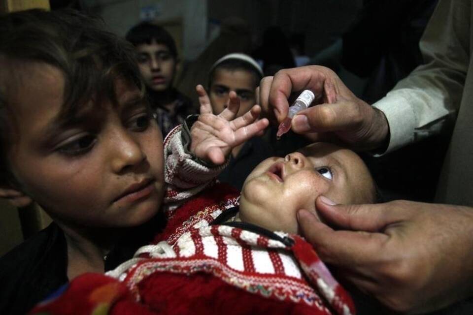 Polio-Impfung in Pakistan