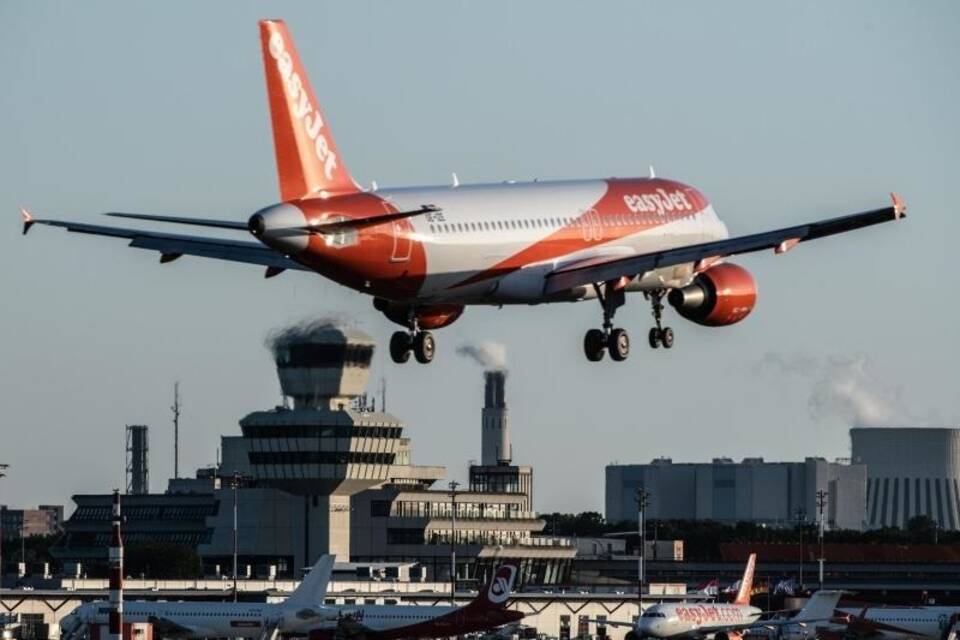 Easyjet-Maschine Easyjet-Maschine
