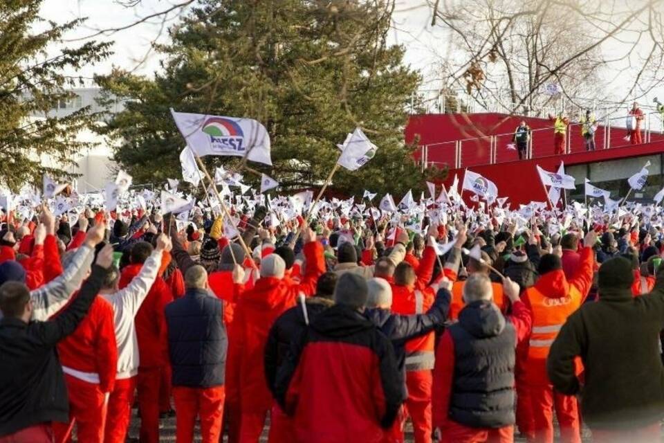 Streik in Audi-Werk in Ungarn