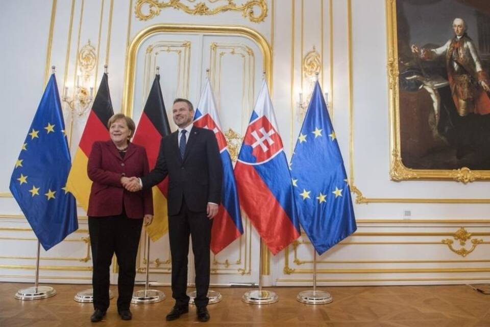 Merkel in der Slowakei