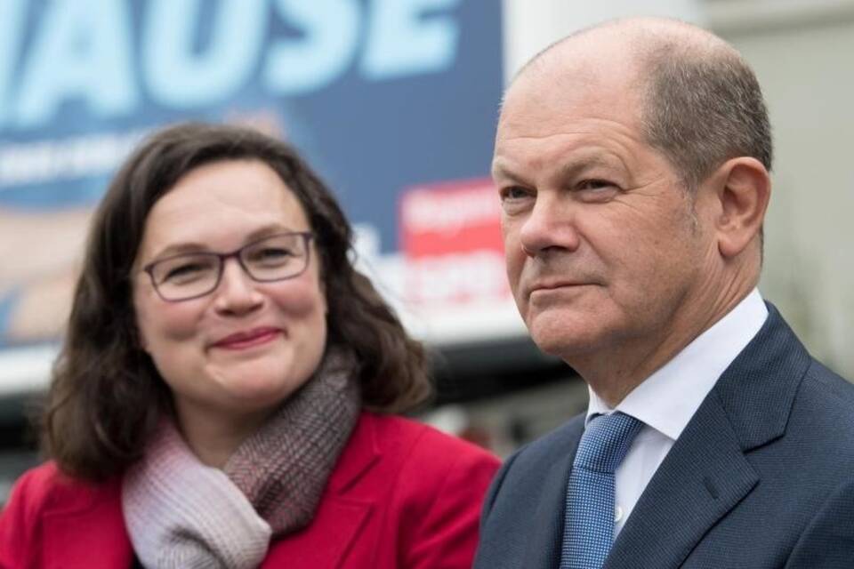 Nahles und Scholz Nahles und Scholz