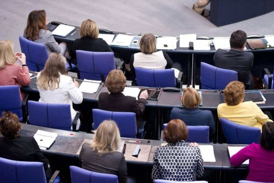 Weibliche Bundestagsabgeordnete