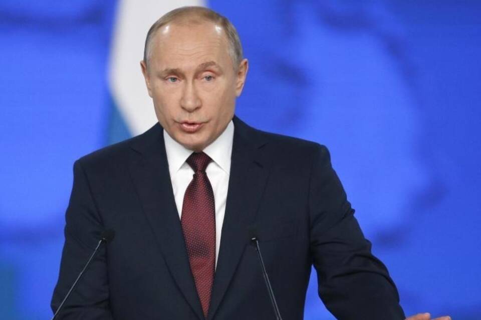 Putin hält seine Rede an die Nation