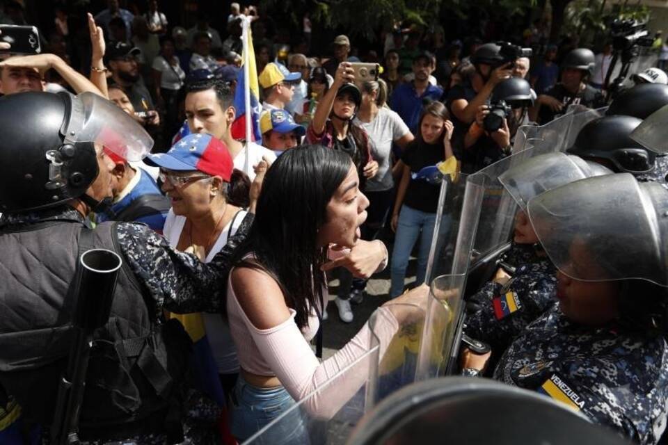 Großdemonstration in Venezuela