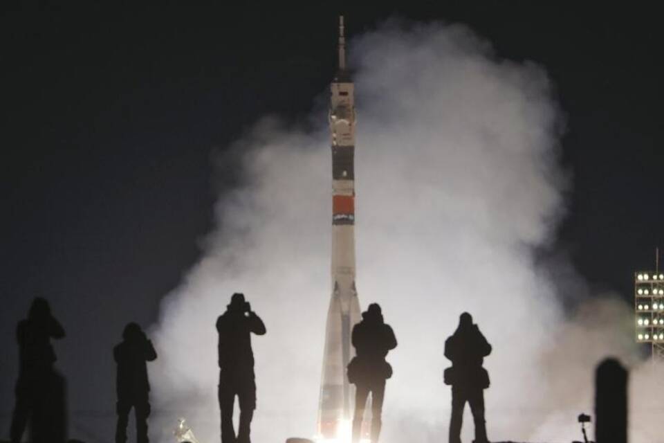 Sojus-Rakete zur ISS gestartet