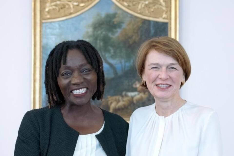 Auma Obama und Elke Büdenbender Auma Obama und Elke Büdenbender