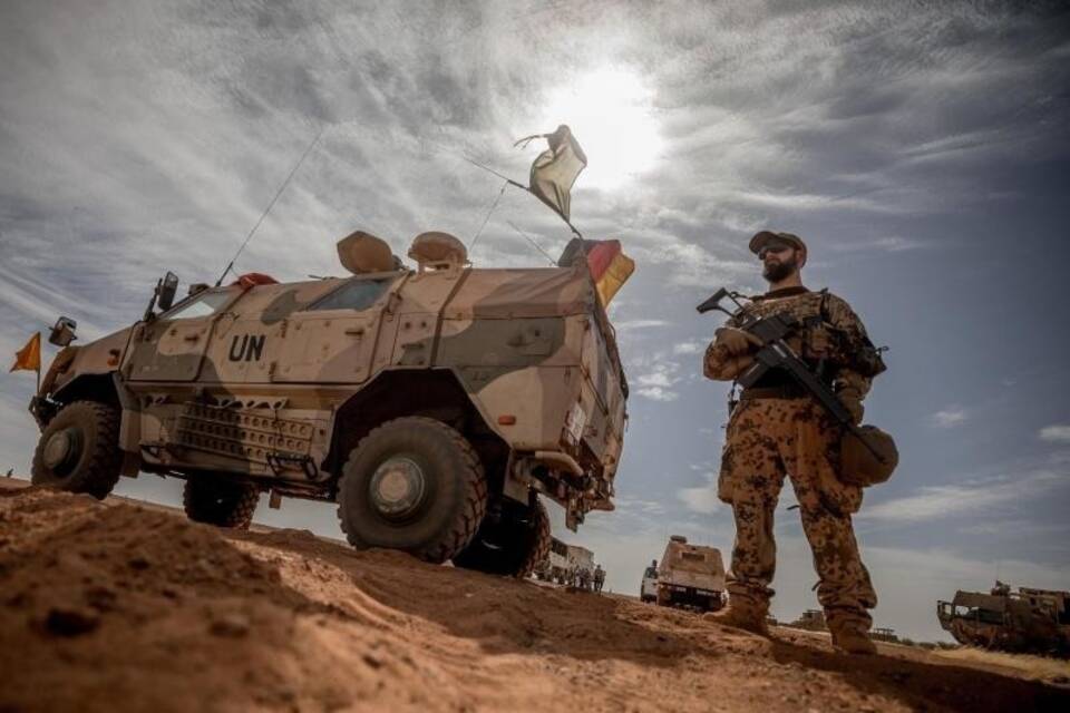 Deutscher Soldat in Mali