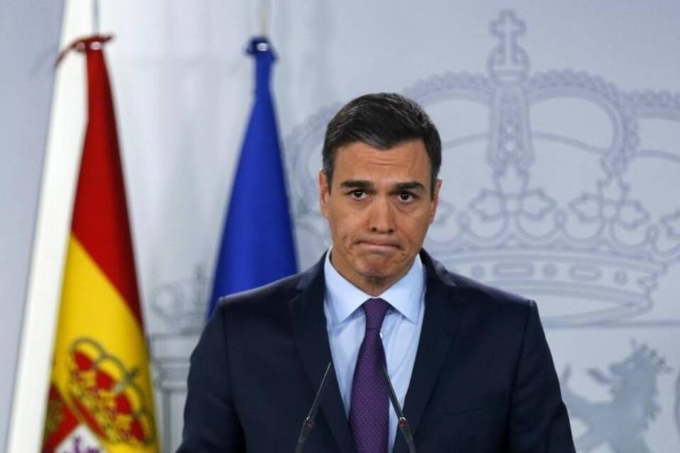 Ministerpräsident Sánchez