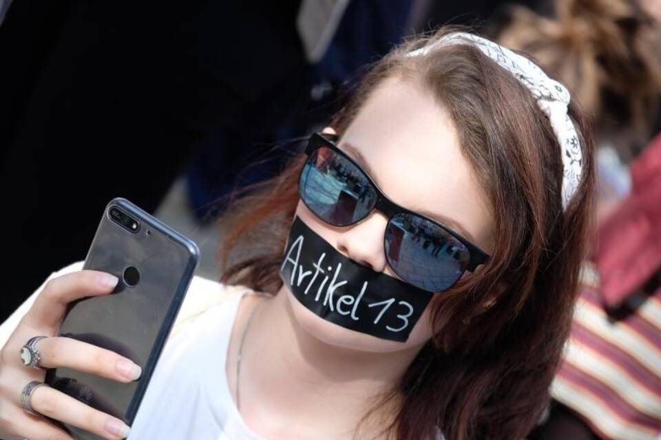 Protest gegen neues Urheberrecht Protest gegen neues Urheberrecht
