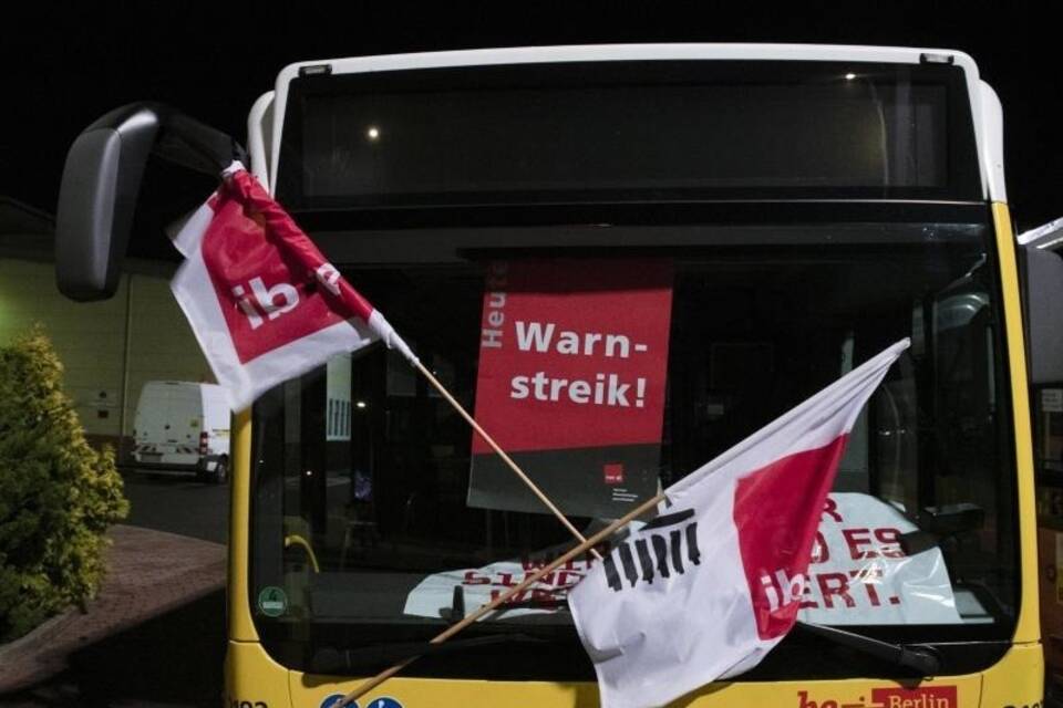 BVG-Warnstreik BVG-Warnstreik