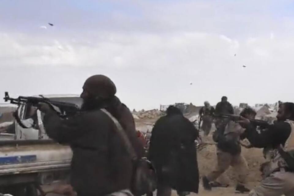 IS-Kämpfer bei Baghus