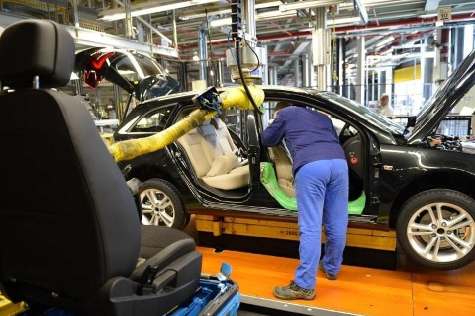 Opel-Produktion in Rüsselsheim