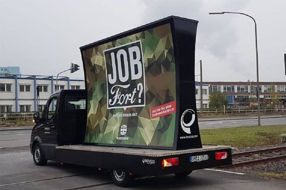 Bundeswehr-Werbung
