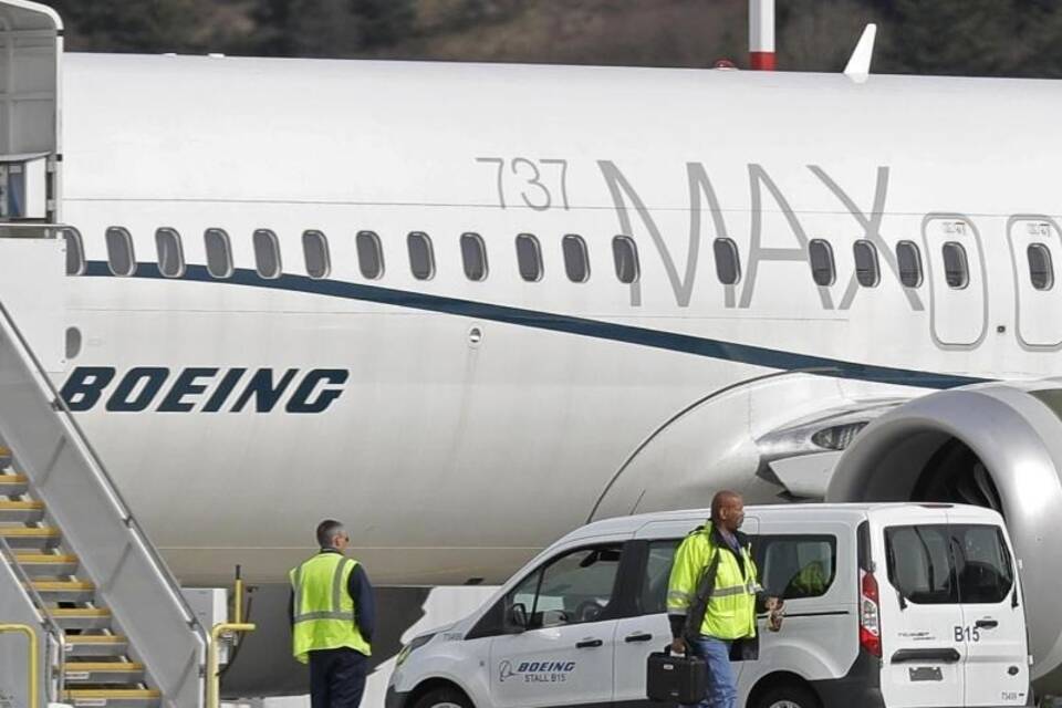 Boeing 737 Max 8 in Seattle