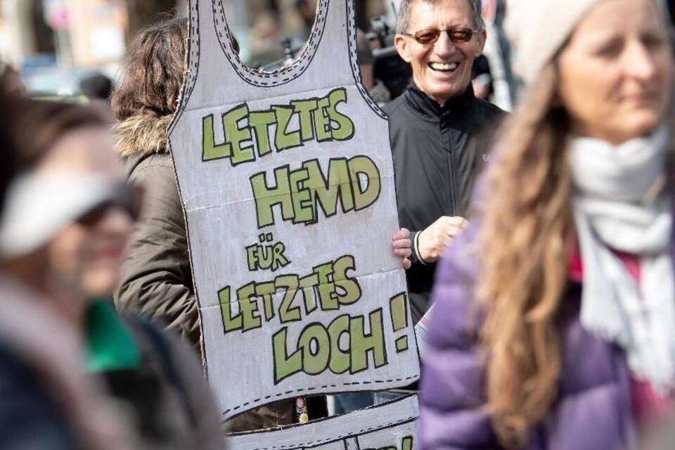 Protest in München