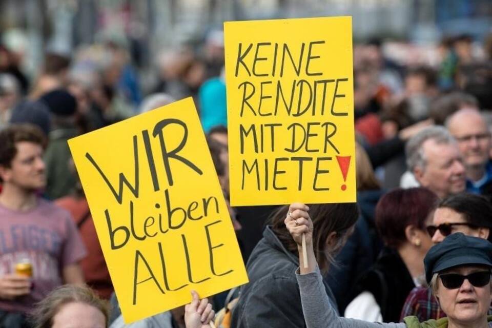 Demonstration in München