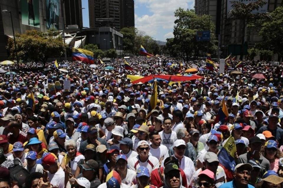 Proteste in Caracas