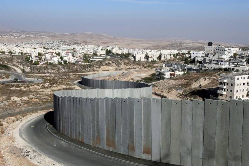 Mauer im Westjordanland