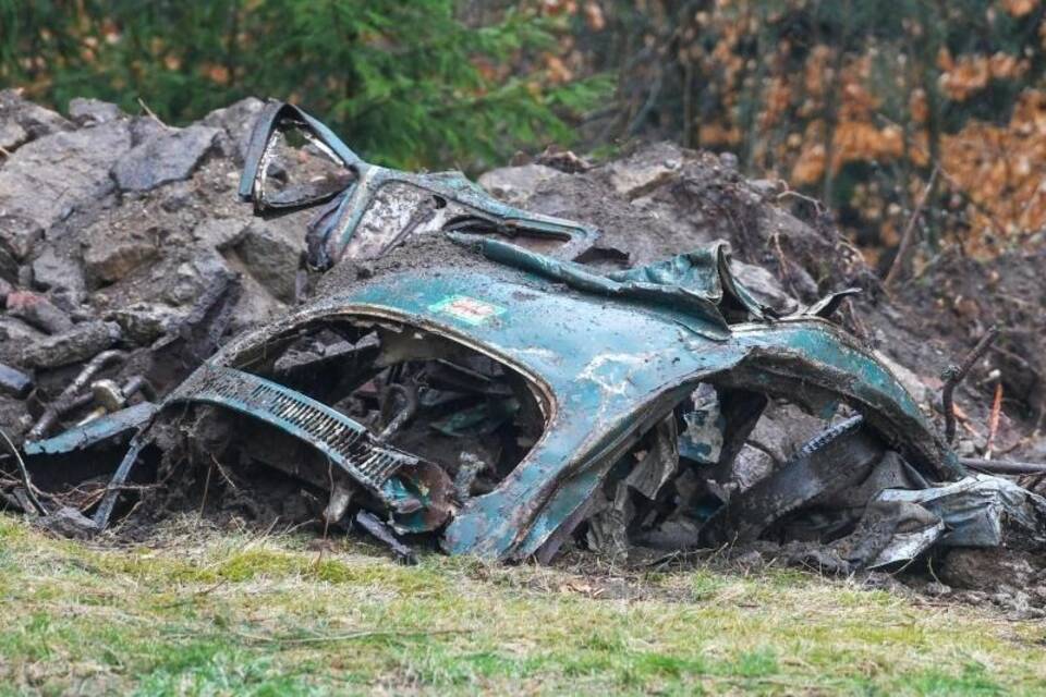 Wrack eines VW Käfers Wrack eines VW Käfers