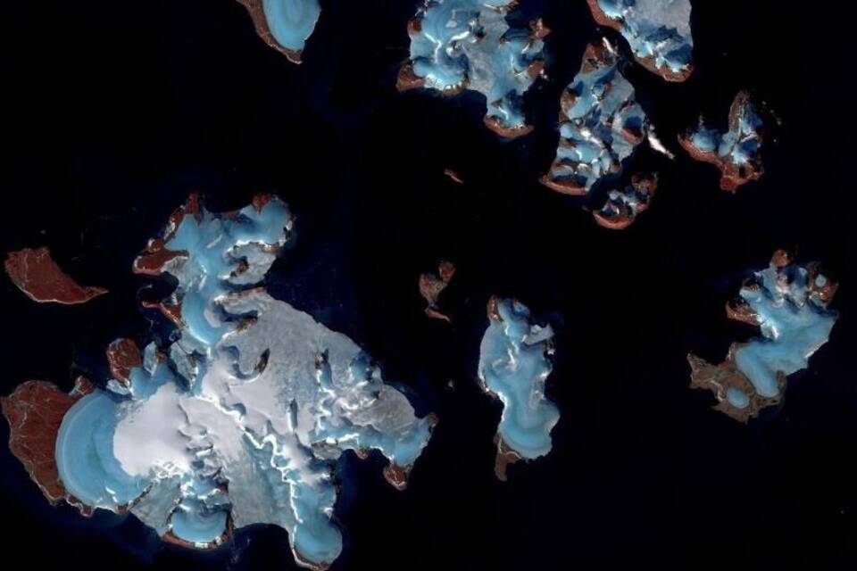 Gletscher in der Arktis schmelzen