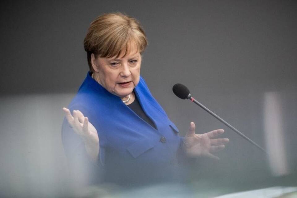 Merkel im Bundestag Merkel im Bundestag
